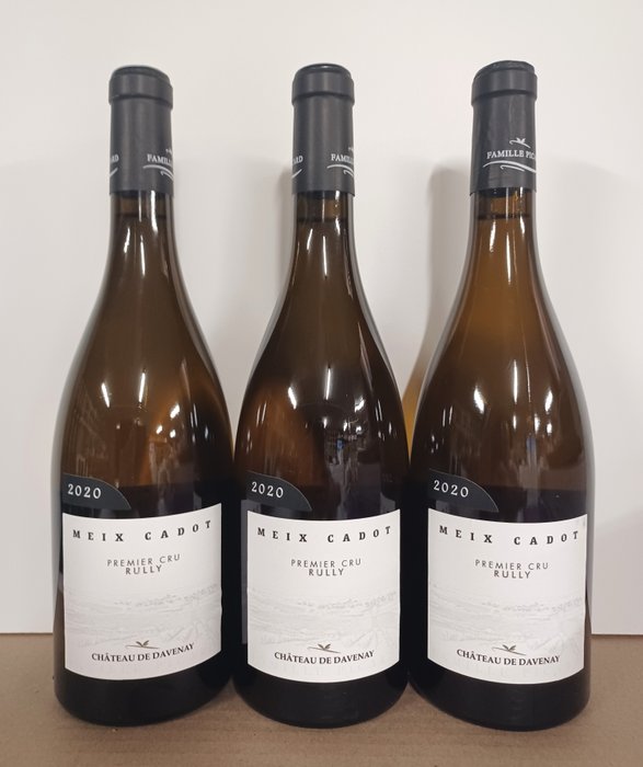 2020 Château de Davenay "Meix Cadot" - Rully 1er Cru - 3 Bottles (0.75L)