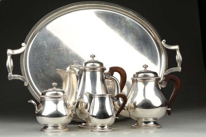 Christofle - Servizio da tè e caffè - Placcato argento