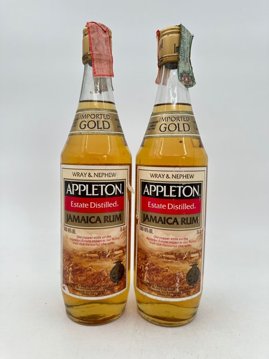 Appleton - Gold Jamaica Rum  - b. 1990er Jahre - 70 cl - 2 flaschen