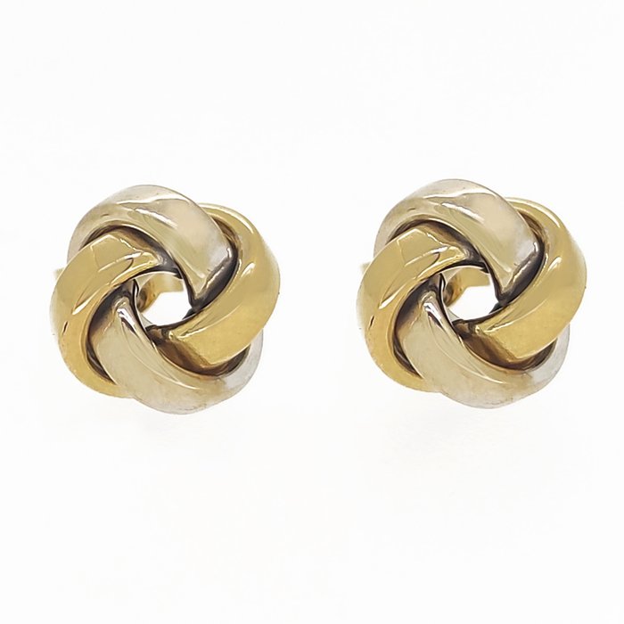 No Reserve Price - Earrings - 18 kt. White gold, Yellow gold 