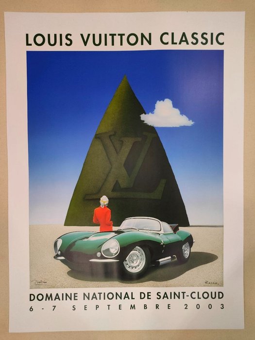 Razzia - Manifesto pubblicitario - Louis Vuitton Classic Saint-Cloud Jaguar - 2000-luku