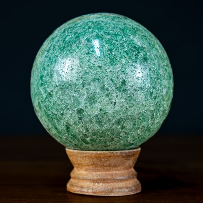 AAA++ Rare Natural Green Fuchsite Sphere- 756.88 g