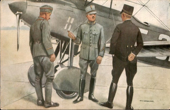 Niederlande - Militär, Armee - Van Oorschot Illustrator - Postkarte (25) - 1900-1960