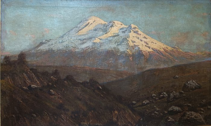 Scuola Americana (XIX) - El Chimborazo