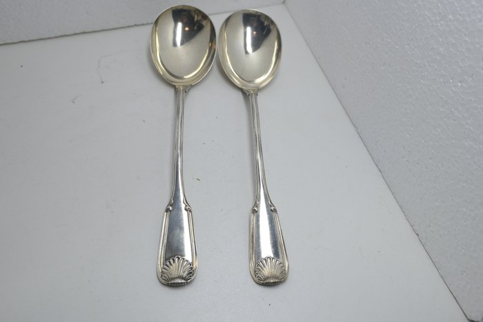 wolfers freres - Serving spoon (2) - .833 silver