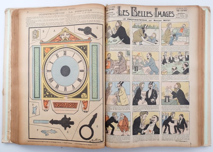 Les Belles Images - Dessins par Thomen, Ymer, S. Pania, e.a. - 8 Album - Primera edición - 1909/1930