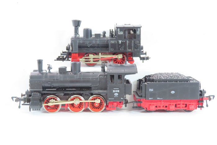 Fleischmann H0 - 4000/4124 - 蒸汽火車 (2) - BR 53 和安娜 - DRG, Privaat