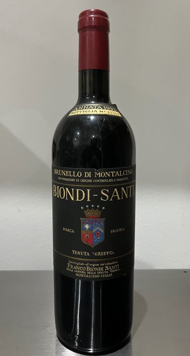 1993 Biondi Santi, Tenuta Greppo - Brunello di Montalcino - 1 Flaska (0,75 l)