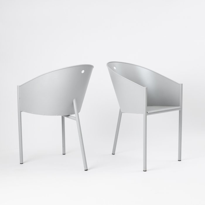 Driade - Philippe Starck - Silla (2) - Costes Alluminio - Aluminio