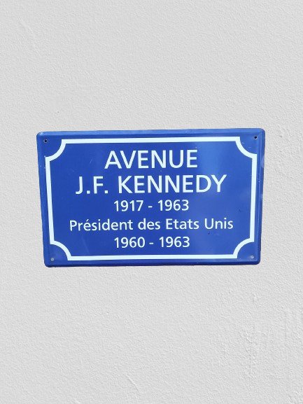 Kennedy - Plaque (1) - Aluminium