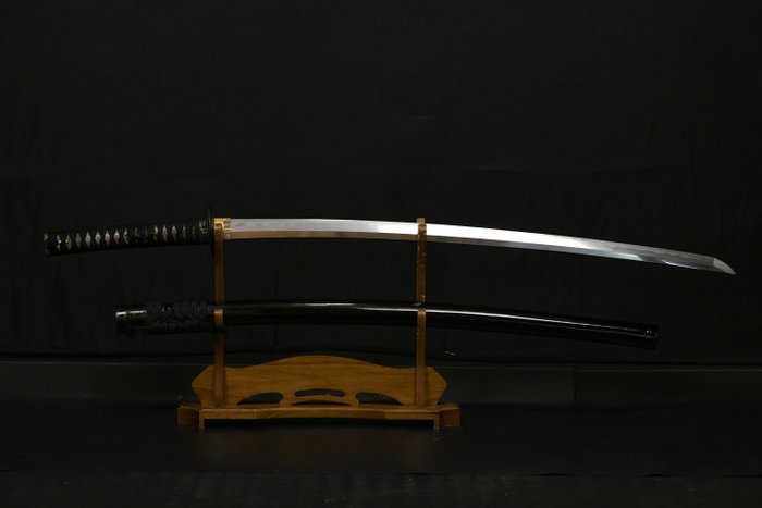 武士刀 - 日本刀武士刀在原版江戶越式簽名“Harishige Saku” - 日本 - 江戶時代早期