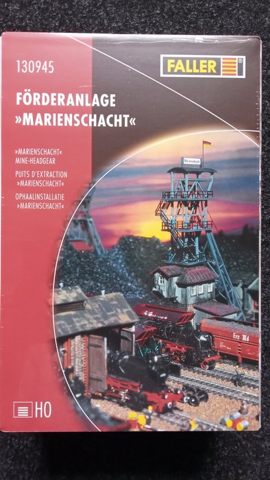 Faller H0 - 130945 - Modellino di scenario ferroviario (1) - Centro di raccolta Marienschacht