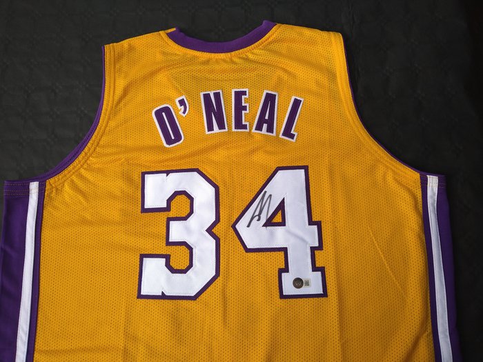 NBA - Shaquille O'Neal - Autograph - Mukautettu koripallopaita 