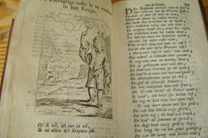 P.Adrianus Poirters - Het masker vande wereldt afgetrokken - 1714