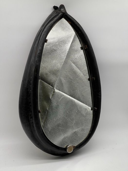 Specchio (1) - Capezza per cavallo con collare Kummet con specchio  - Legno, Vetro