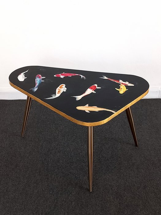 Delia Sforza - Centre table - 木, 黃銅
