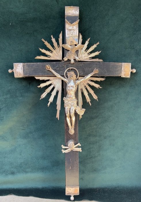 耶穌受難十字架像 (1) - 銀 - 1700-1750