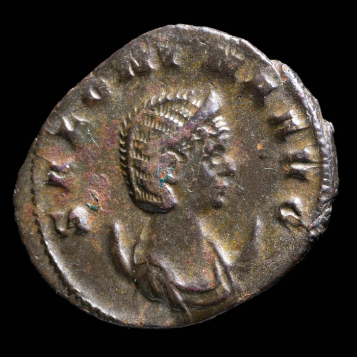 Impero romano. Salonina (Augusta, 254-268 d.C.). Antoninianus Romae - PVDICITIA  (Senza Prezzo di Riserva)