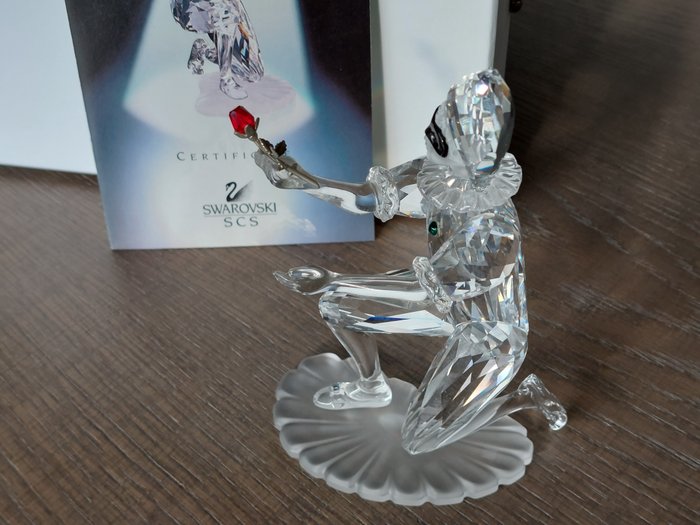 Figuriini - Swarovski Crystal " HARLEQUIN VUOSIKERTOMUS 2001 " 254044 Alkuperäinen laatikko + Todistus