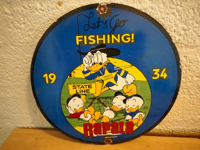 Rapala fishing lures - 广告标牌 - 搪瓷