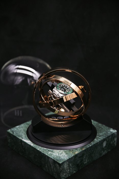 The Pulsar 360 in Green Marble - Limited Edition only 287 made - Tourbillon / Gyro / Orbit Watch