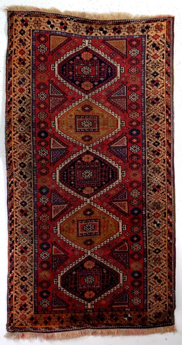 autentisk tapijt fra omgivelsene fra Bergama. - Teppe - 280 cm - 137 cm