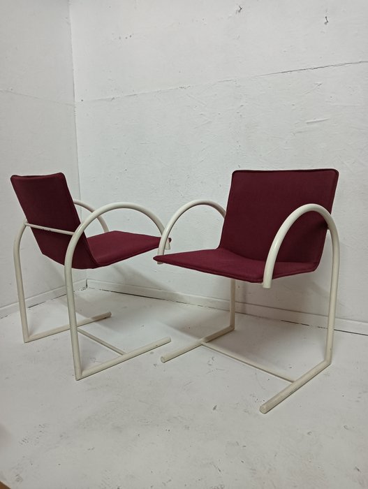 Metaform - Pierre Mazairac & Karel Boonzaaijer - 椅子 (2) - 圈1 - 金属、织物、纺织品