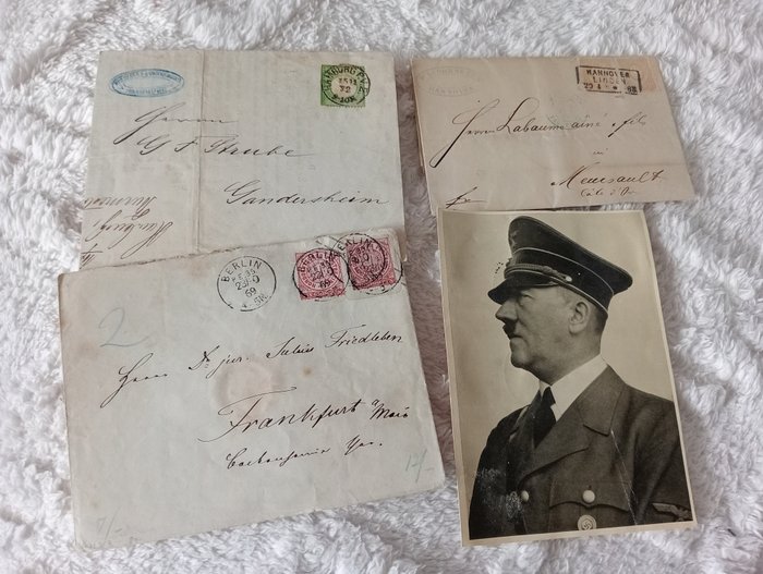 德意志帝国 1872/1956 - 旧信件、明信片、美丽的装饰收藏