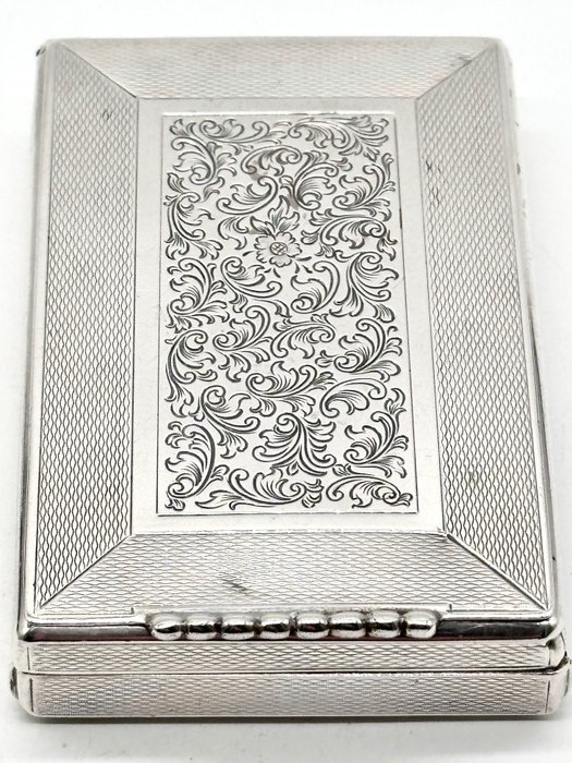 No reserve-Grote,zware antieke zilveren Dames Reisdoos met meerdere functies en accessoires - 马桶套装 - 银 - 1920-1930