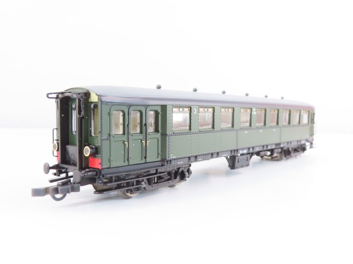 Roco H0轨 - 44983 - 模型火车客运车厢 (1) - 4 轴转向车 Mat '24“Blokkendoos” - NS