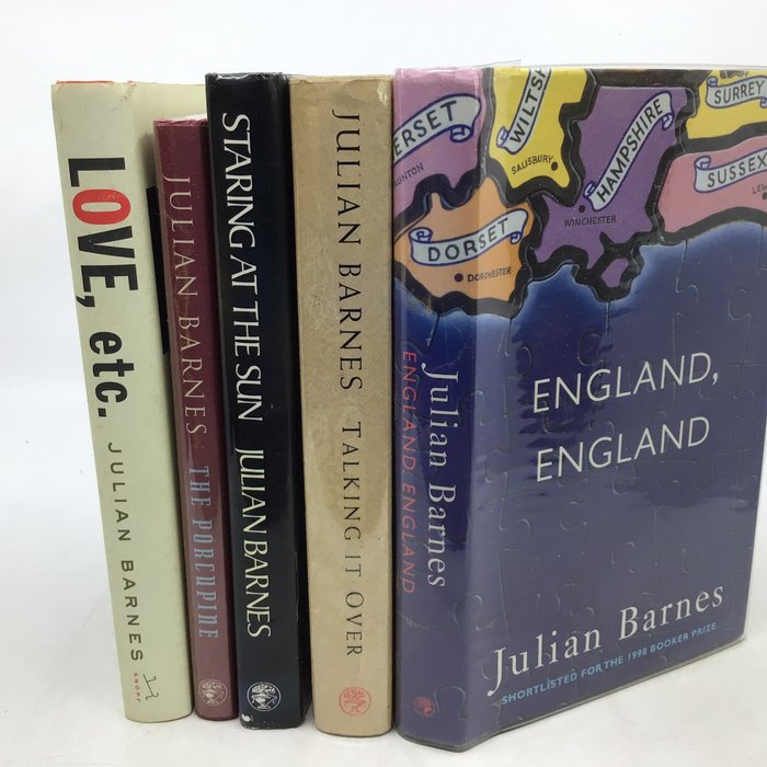 Signed; Julian Barnes - England, England (signed by Julian Barnes) + 4 other first editions - 1986
