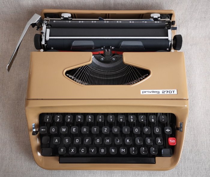 Privileg 270 T Schreibmaschine - Metall, Kunststoff