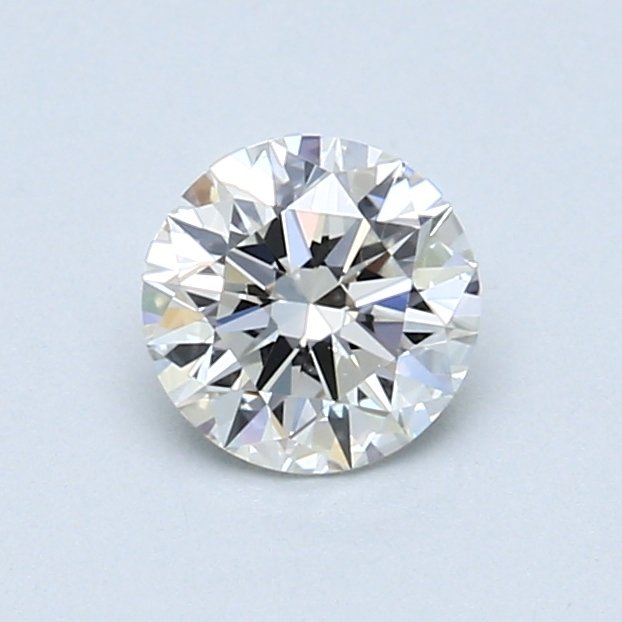 1 pcs Diamante - 0.71 ct - Redondo, brillante - G - VS2