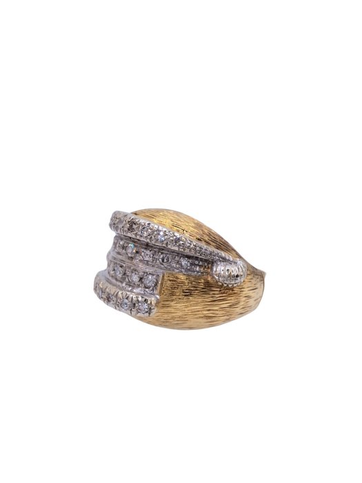 Δαχτυλίδι - 18 καράτια Κίτρινο χρυσό -  0.54 tw. Διαμάντι  (Φυσικό) 