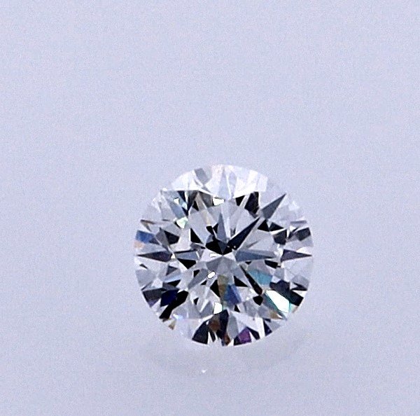 1 pcs Diamant - 0.31 ct - Rund - D (farveløs) - VVS2