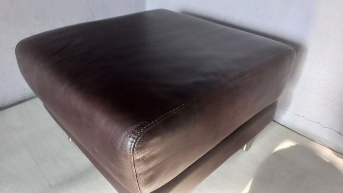 Ikea - Pouffe - Superleggera - Real leather and synthetic leather