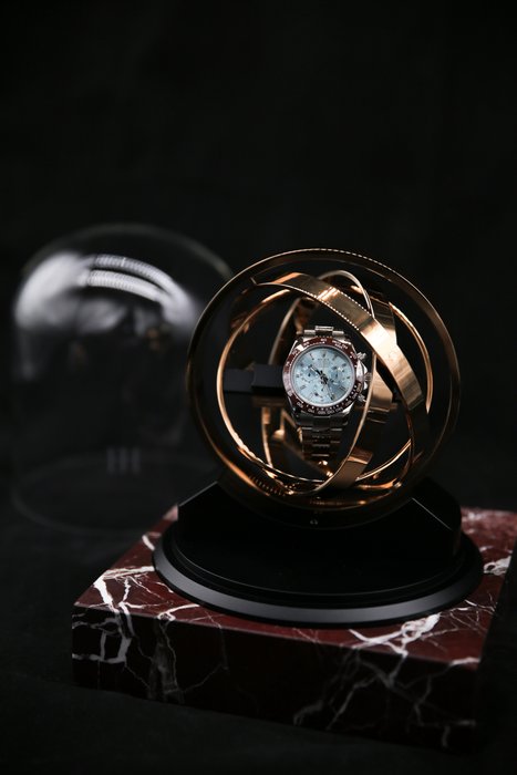 The Pulsar 360 in Red Marble - Limited Edition only 287 made - Tourbillon / Gyro / Orbit Watch