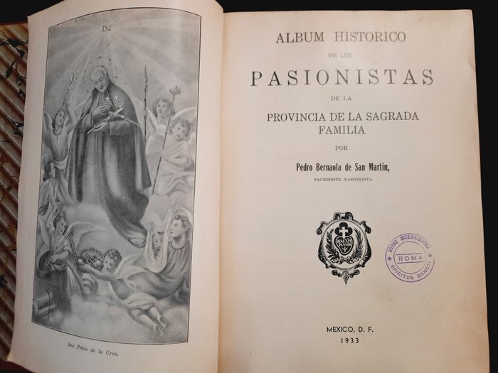 Bernarola de San Matin - Album Historico de los Pasionistas de la Provincia de la Sagrada Familia - 1933