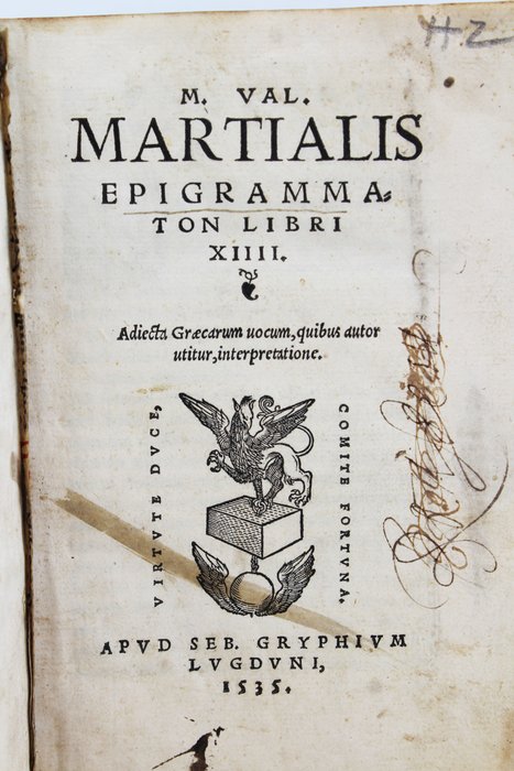 Martial - M. Val martialis epigrammaton libri XIIII - 1535