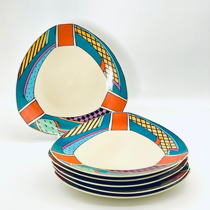 Rosenthal Dorothy Hafner - Speiseteller (6) - Flash One - Keramik
