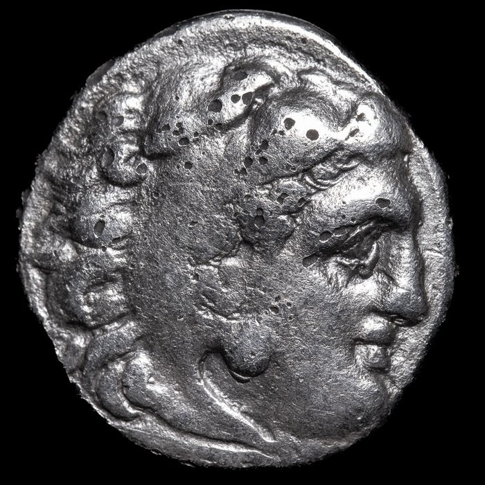 马其顿国王. 菲利普三世，阿希达约斯（公元前323-317 ）. Drachm Abydos, ca. 323-317 a.C.  (没有保留价)