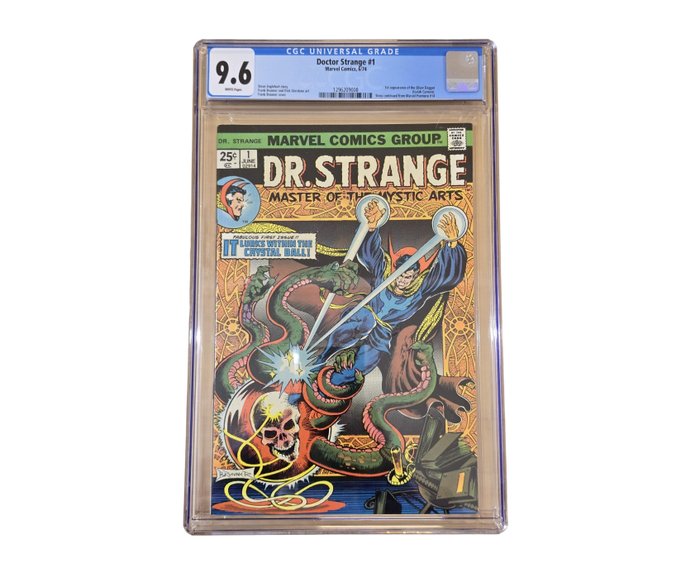 Doctor Strange 1 - First issue to 2nd series; First appearance Agamotto's Dimension; First appearance of Agamotto - 1 Graded comic - Primeira edição - CGC 9.6