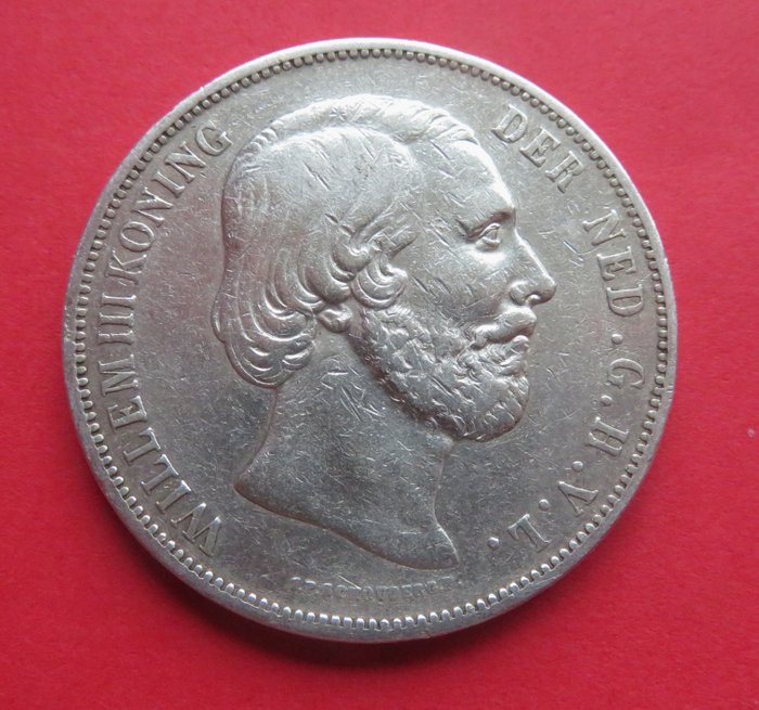 Pays-Bas. Willem III (1849-1890). 2 1/2 Gulden of Rijksdaalder 1868  (Sans Prix de Réserve)