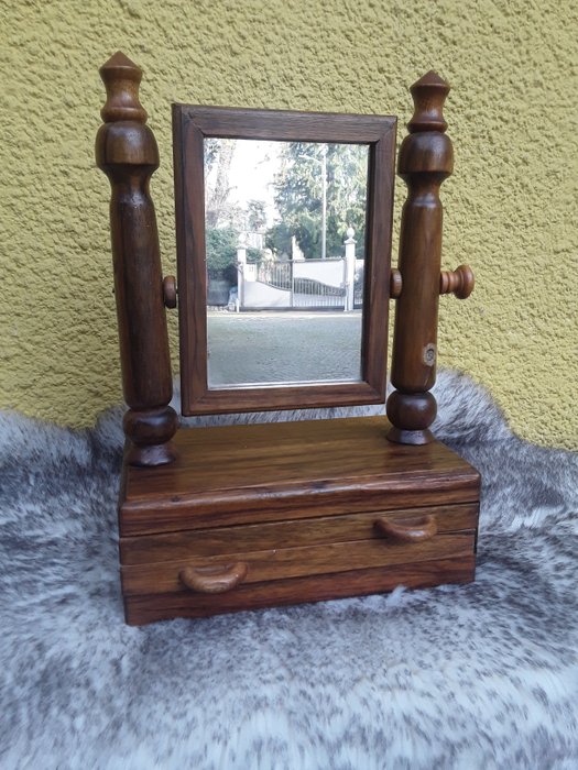 Set of cosmetic accessories - Wood, mirror