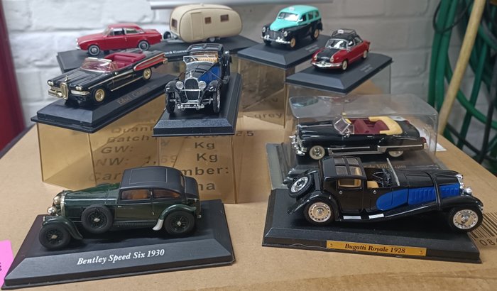 Altaya 1:43 - Miniatura de carro - Lot of 9 Diverse Models
