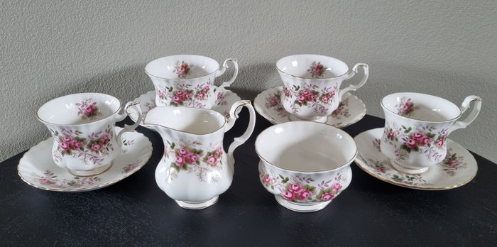 Royal Albert - Coffee and tea service (10) - Lavender Rose - Porcelain