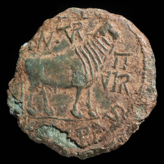 西班牙 (羅馬行省)，Turiaso. 提貝里烏斯 (AD 14-37). As  (沒有保留價)