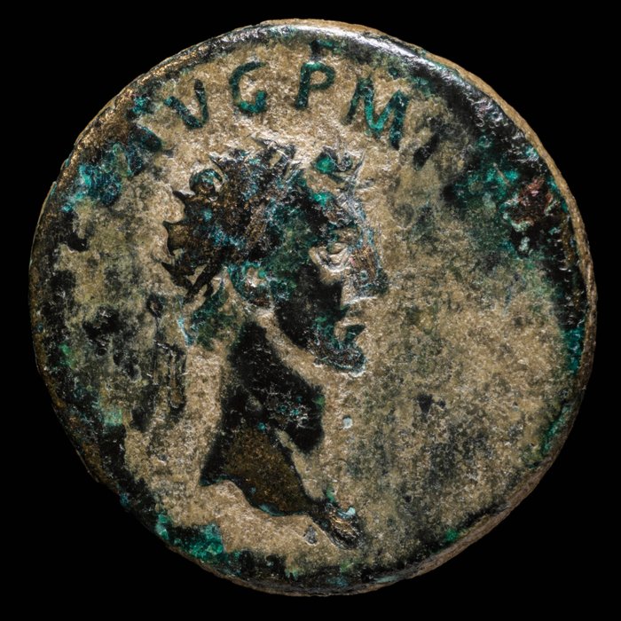 罗马帝国. 内尔瓦 （公元 96-98）). Dupondius Rome - LIBERTAS PVBLICA  (没有保留价)