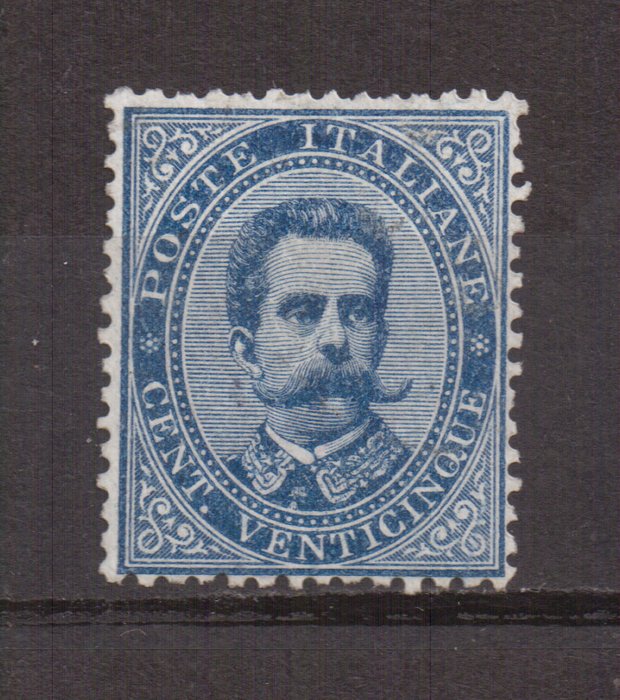 Ιταλία Βασίλειο 1879 - Ομοίωμα του Umberto I - τρεις τιμές από τη σειρά. - Sassone: 37, 40, 42