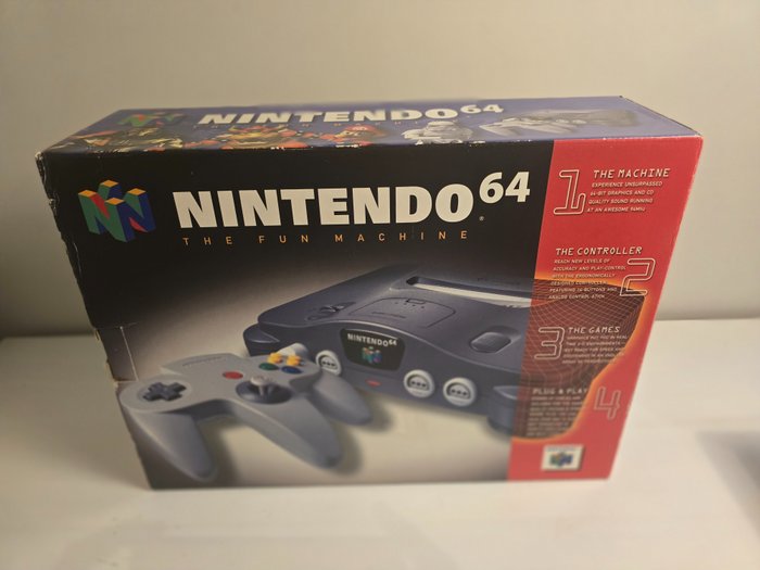 Nintendo - Extremely rare - N64 Nintendo 64 - CONTROL DECK Edition - Hard Box - Videospilkonsol - I original æske